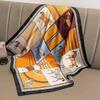 70x70cm Lightweight Cotton Silk Square Scarf With Boho Floral Print Breathable Neck Wrap Women