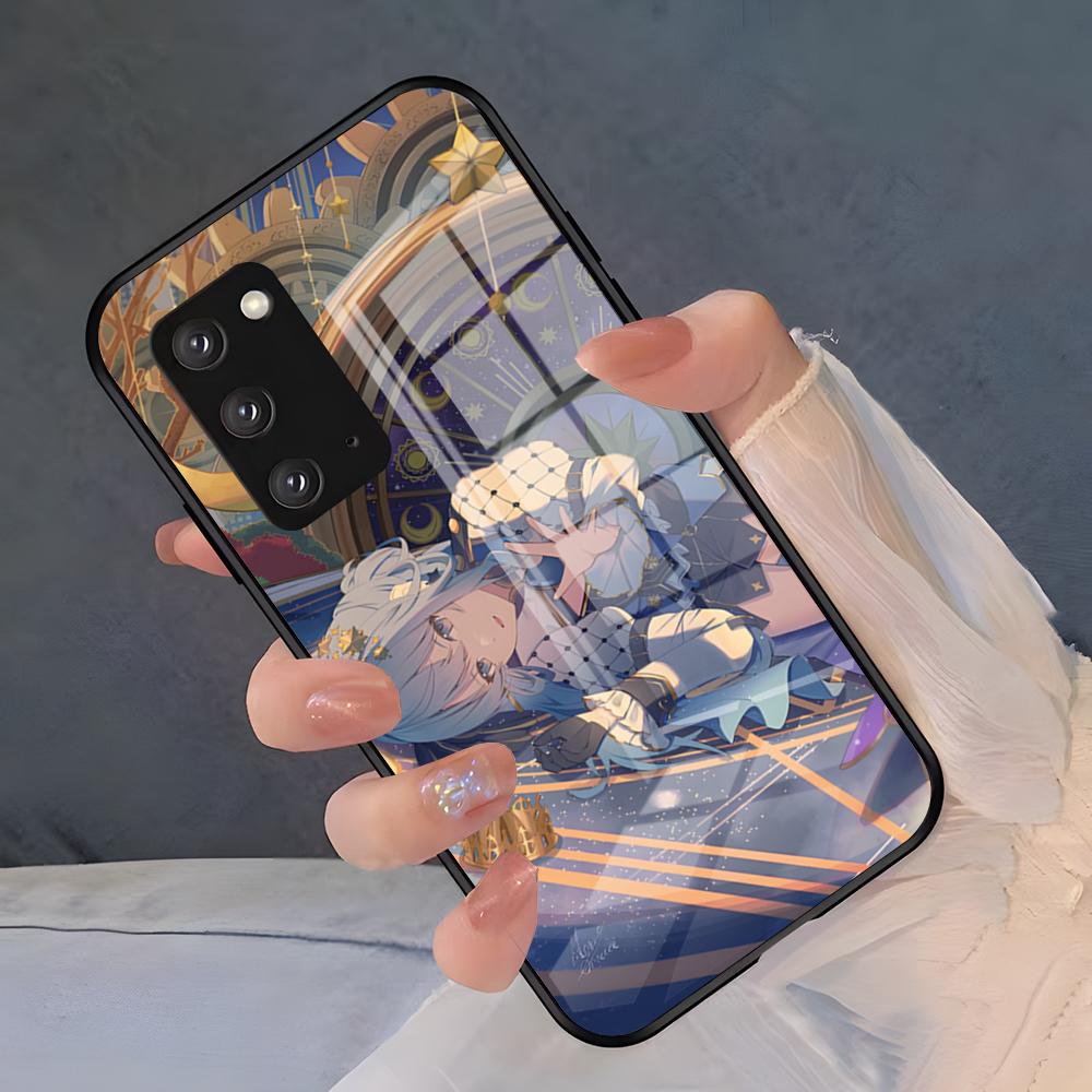 H-Hoshimachi Suisei Handyhülle Für Samsung S26 S25 Plus S20 S20 Plus S22 Ultra S23 FE S21 Plus S21 Ultra Glasabdeckung