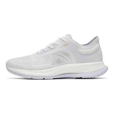 Hydrogen Run 5 Lace-Up Comfortable Non-Slip Wear-Resistant Low-Top Running Shoes Women Running Shoes White Purple 122325540-1