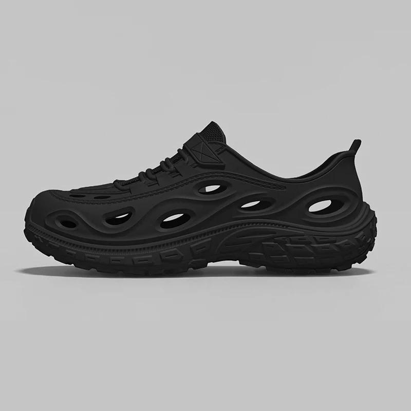 Men's Super Light Sandals Waterproof Sneakers Slip On EVA Thick Sole Slides Fishing Driving Outdoor Flat Shoes