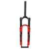 Bike Front Fork Red 27.5 Inch Mg Alloy Lockout Suspension Fork Shock Absorption for Mountain Bike