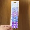 10Pcs/set Solid BB Hair Clips For Cute Girls Ribbon Bowknots Boutique Barrettes Hairpins Headwear Kids Hair Accessories Gifts