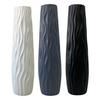 Large Floor Vase Tall Decorative Vase Textured Shatterproof Floor Standing Vase for Home Living Room Study Decor