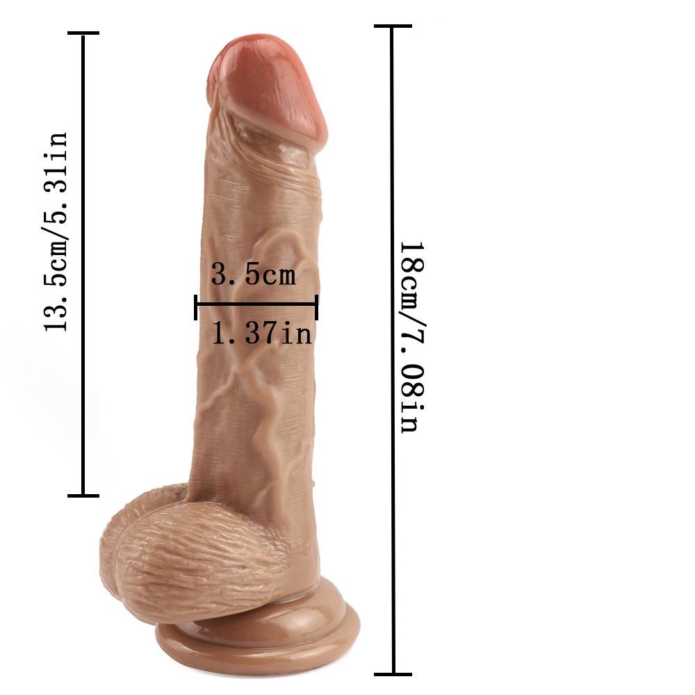 Dildo Penis Uriaș Moale Cu Ventuză Jucării Sexuale pentru Masturbarea Femeii