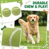 Hundekauspielzeug, Biss- und Knabberfest, Zur Zahnreinigung und zum Abwetzen; Haustier Spielzeug (Tennisball).