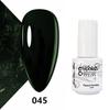 GELPOLISH Nail Art Set: Base, Top Coat, Transparent & White Gel Polishes
