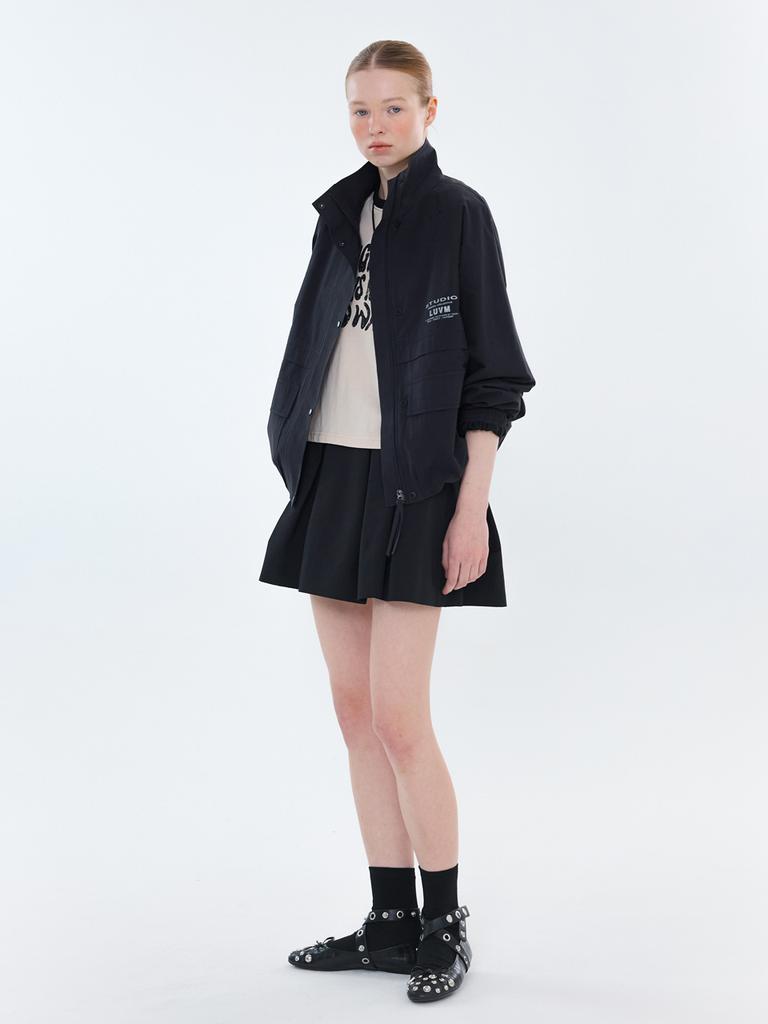 LUVM Volume Mini Skirt_Black