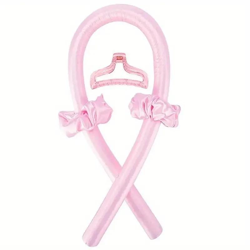 Heatless Curling Rod Headband No Heat Silk Curls Hair Products Ribbon Rollers Sleeping Soft Lazy Hair Curlers Hair Styling Amagi
