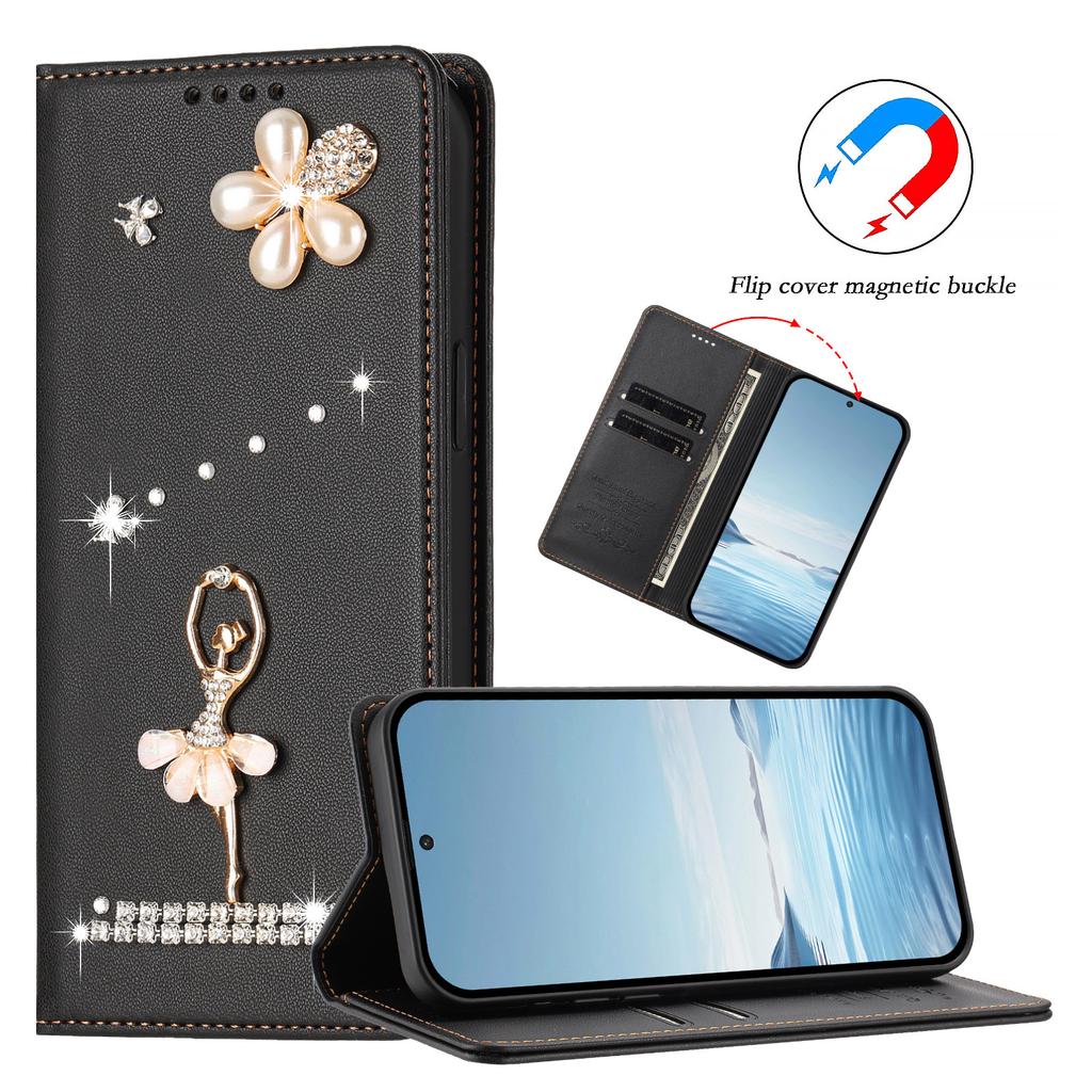 For Samsung Galaxy S26+ Cell Phone Case PU Leather + TPU RFID Blocking Card Slots Cover with 2