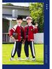 Spring-Autumn Academy-Style Navy Blue Kindergarten & Primary School Baseball Jacket Set