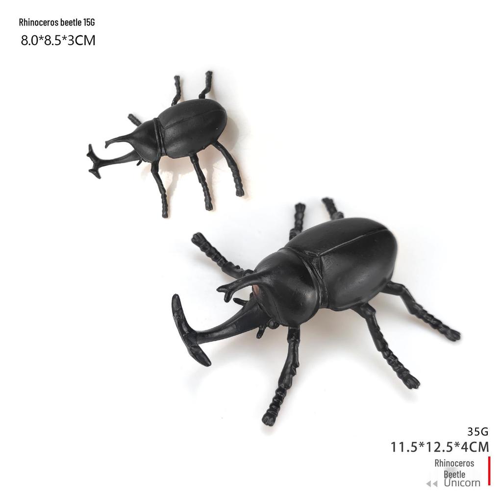Children's Cognitive Teaching Toys: Insect Models - Butterfly, Ladybug, Rhinoceros Beetle, Bee, Grasshopper
