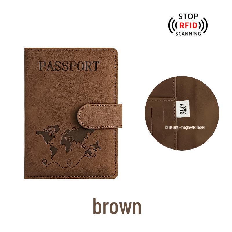 Customizable Multi-Color PU Leather Passport Holder Set