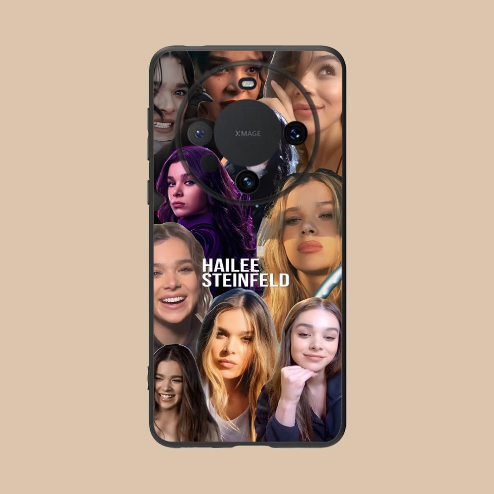 Hailee Steinfeld Matte TPU Mobile Phone Case for Huawei Mate 60 50 40 30 20 10 Pro Plus Lite E 5G Colorful Printing Cover