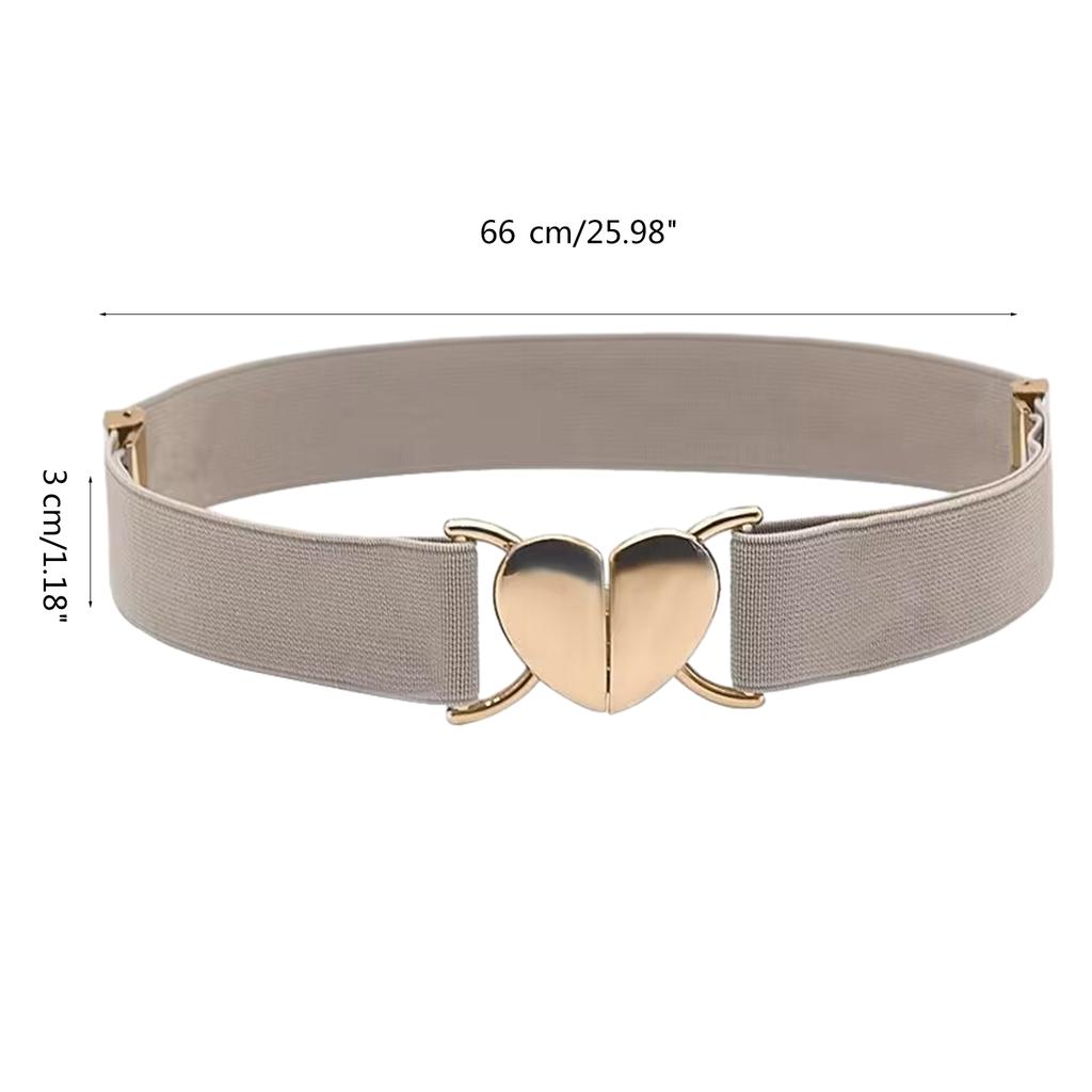 Women Stretchy Vintage Dress Belt Elastic Waist Cinches Belt Windbreaker Elastic Waistband Wide Belt for Sweater Coat