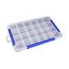 Clear Organizer Box Multipurpose Portable Container for Nail Art DIY Screws Beads Jewelry Storage Box Fishing Tackles Dustproof
