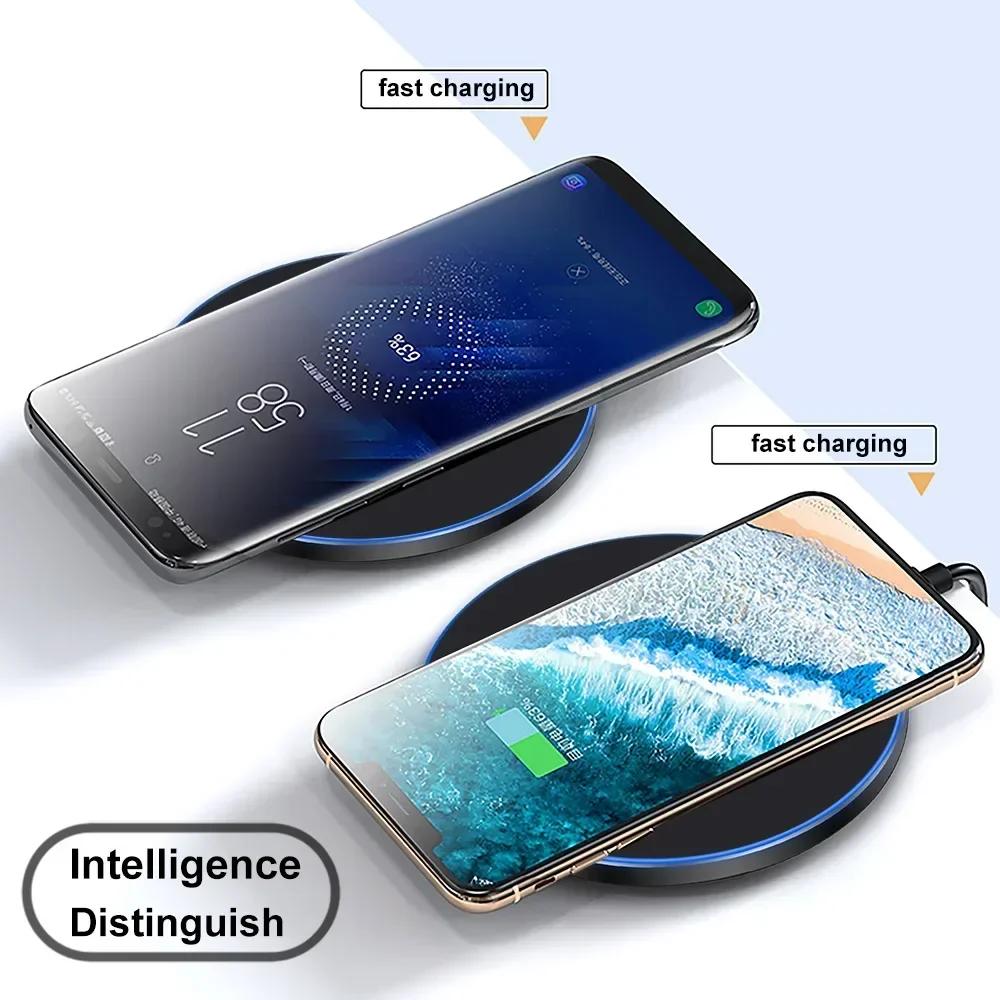 300W Fast Wireless Charger Pad For iPhone 16 15 14 13 12 X Pro XS Max Samsung Xiaomi  Phone Wireless Charging Dock Station