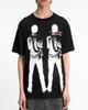 THEMUSEUMVISITOR Two Curators Artwork Overfit T-Shirt (Black)
