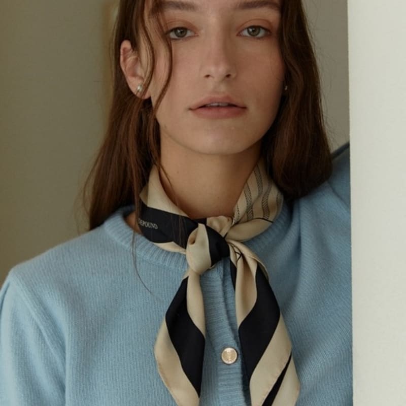

DEPOUND classic silk scarf (2type) string logo