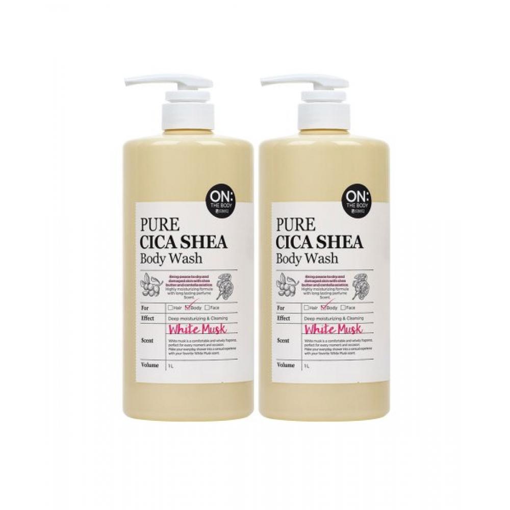 OntheBody Pure Cica Musk Body Wash 1000ml 2pcs NONE