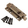 Slide Latching Bolt Gate Latches Safety Door Lock Brushed Finished
