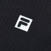 Fila Color Block Stand Collar Fashion Casual Long Sleeve T-Shirt Women Tops Black A11W445221B-BK
