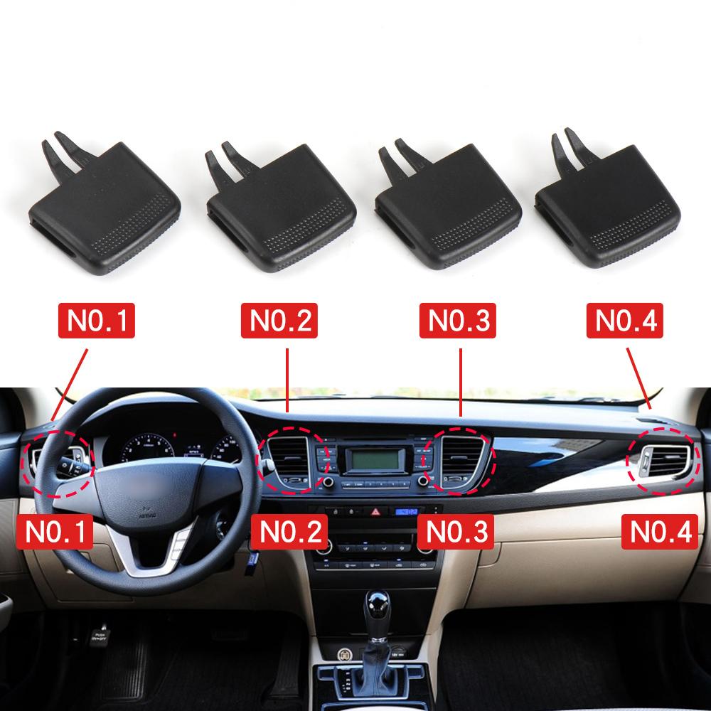 Auto Front A/C Air Conditioning Vent Outlet Tab For Hyundai Mistra 2014-2016 A/C Air Vent Outlet Tab Clip Repair Kit 97480-B3000
