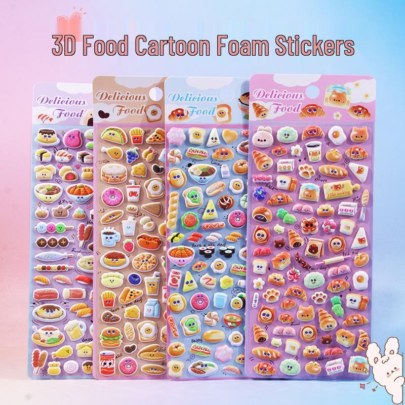 Mini Cartoon Foam Stickers: Cute Decorations and Rewards for Kids