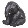 Handmades Sittings Elephant Ornament Small Teas Pet Mini Cute Statue Room Teas Table Decorations for Teas Lover Friend