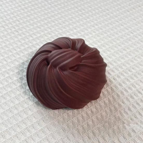 Chocolate Mousse Cake Squeeze Toy Anti-Anxiety Simulated Chocolate Cream Sensory Toy Simulation Food Photo Props