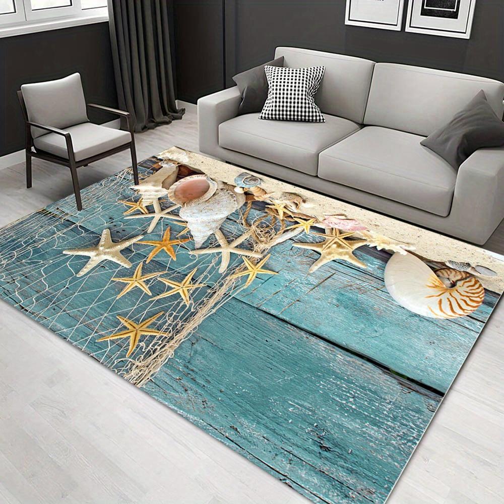 

1pc 18891257020 Pattern Carpet, Area Rug For Living Room Bedroom Room Bed Chair Laundry Entryway Corridor Yard Non-slip Outdoor Camping Rug 60cm by 90cm