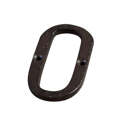 Retro Style Groceries Cast Iron Metal Creative DIY House Doorplate Letter Symbol