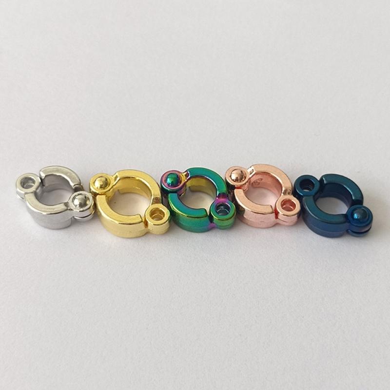 Anéis de Marcação para Patas de Pássaros tipo Presilha para Pombos Papagaios de Estimação Periquitos Acessórios Presilha Redonda para Pata 4-15mm Feito de Metal