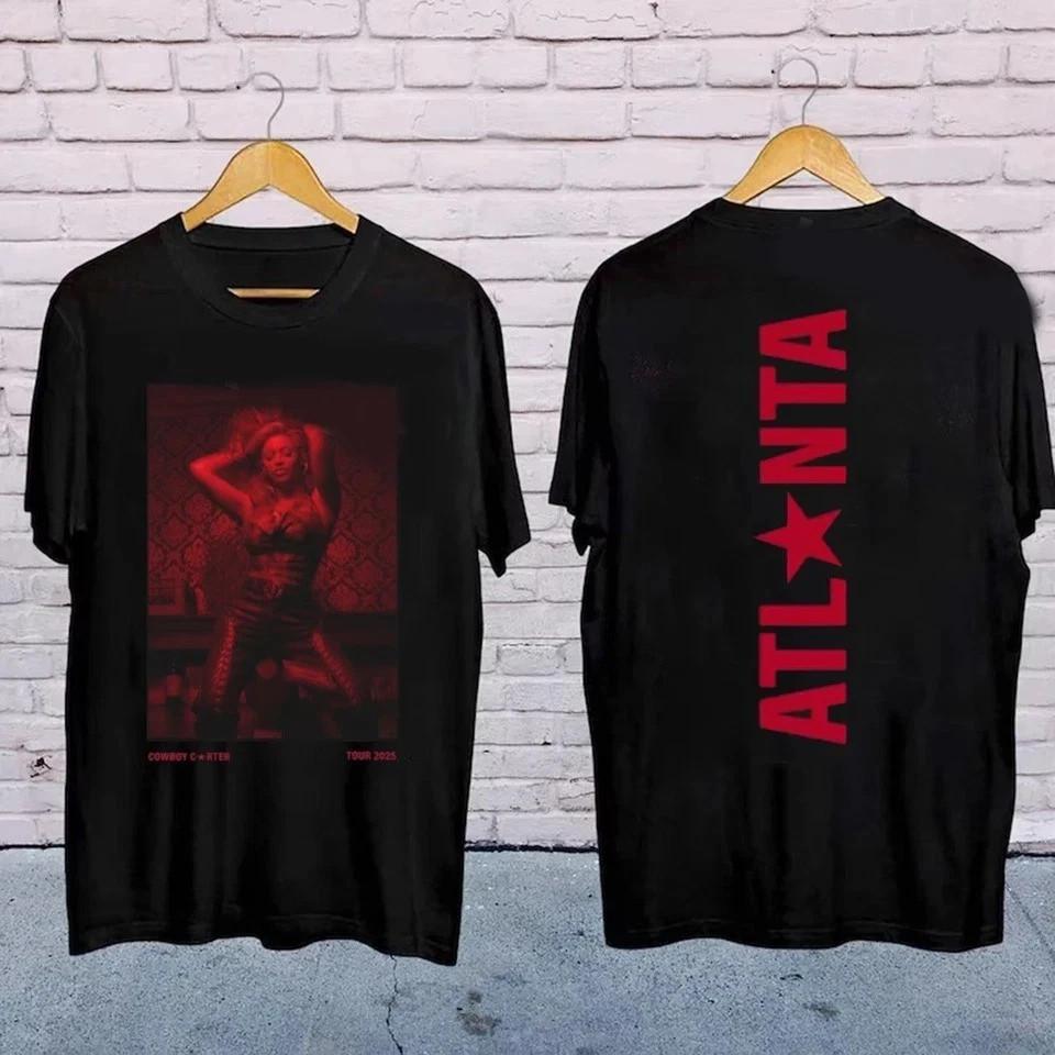 Beyoncé Cowboy Carter Tour Atlanta 2026 Reprint T-Shirt L