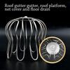 Plumbing Fitting Anti-blocking Protection Netting Roof Floor Drain Gutter Guard Strainer Balcony Drainage Cover Rain Pipe Cap