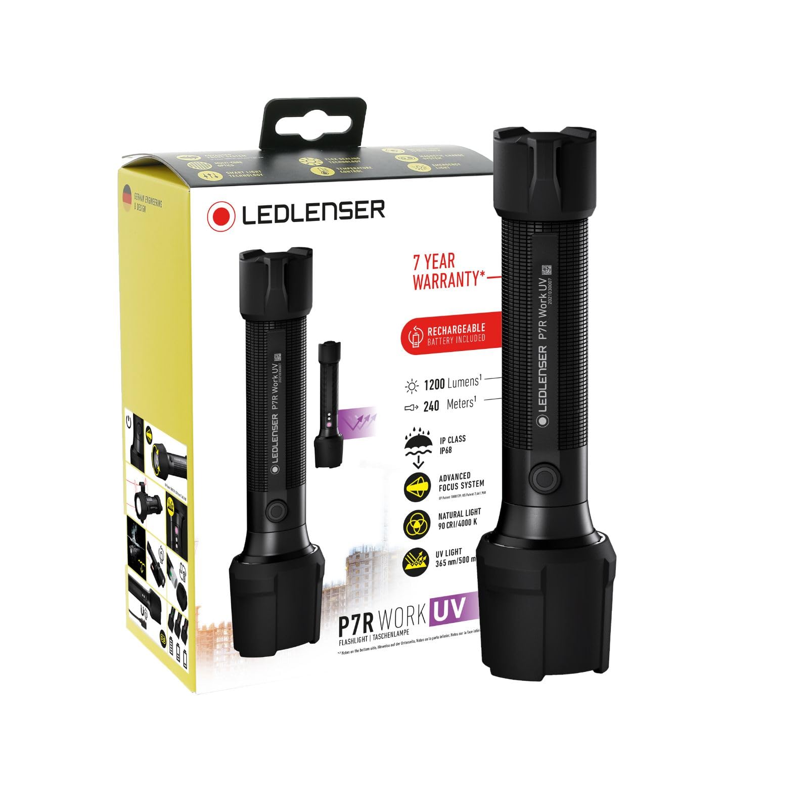 

Ledlenser 502601 Handy Light, P7R Work UV LED Flas