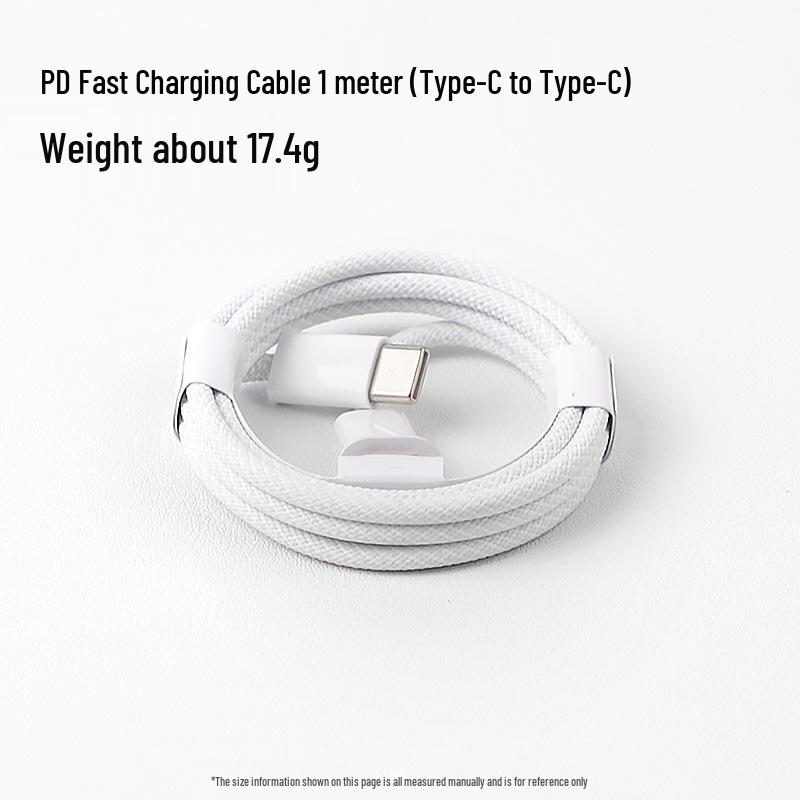 

Кабель Type-C для швидкої зарядки PD 60 Вт в обплетенні для телефонів Huawei та Apple No Packaging