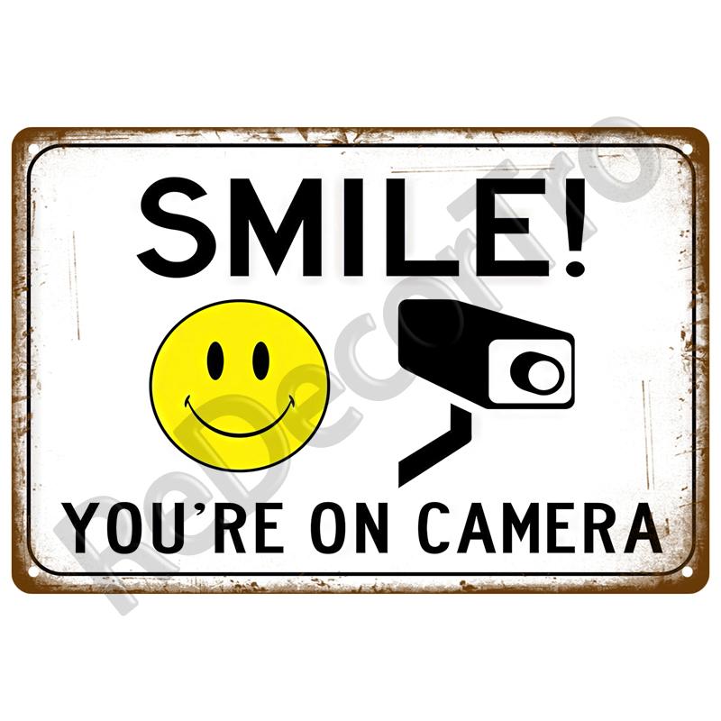 Caution Warning Metal Sign For Safety Signs Danger Beware Tin Sign Plate Home Wall Decor Vintage Plaque Home Art Painting Poster