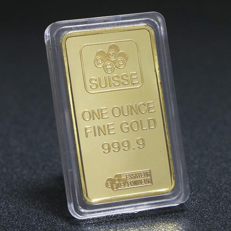 Schweizer Bank 1 oz Gold Gedenk-Quadratmünze - Göttinnen-Design