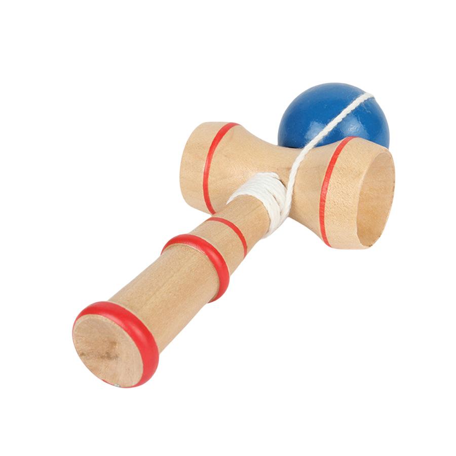 

2 Colors Available Wooden Kendama Japanese Traditional Ball Games Classic Hand Flexibility Training Ball Sports Indoor ball Game синій