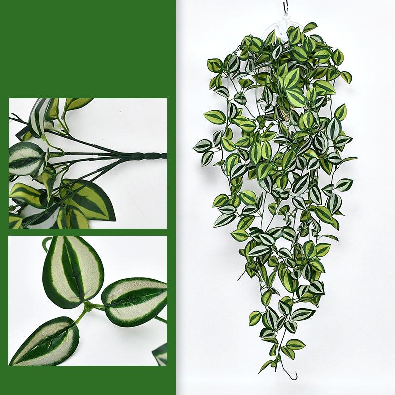 1PC Wand Hängen Pflanzen Künstliche Pflanzen Hängen Pflanzen Zweig Garten Hochzeit Decor