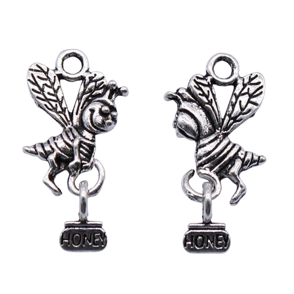 Large Pendants Bees Honeycomb Charms For Bee Themed DIY Jewelry Making
