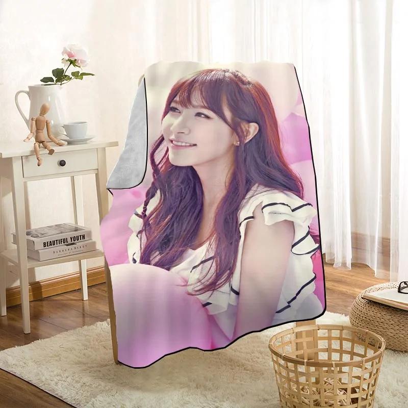 Modern Popular LABOUM KPOP Girl Blanket On For The Sofa/Bed/Car Portable 3D Blanket For Kid Home Textile Fabric 1009