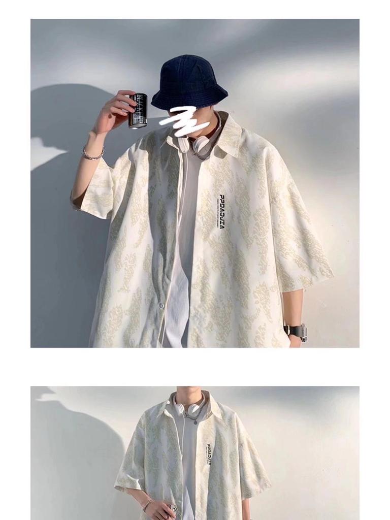 Stylish Men's Short-Sleeve Casual Shirt - Hong Kong Spring/Summer Collection