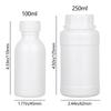 1 Stück 5/10/15/30/60/100/250ml Plastik PET Klar Leere Versiegelungsflasche Flüssigkeitsbehälter Reagenz Verpackung Aufbewahrungsglas Industriezubehör