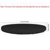 Round Table Rain Cover Outdoor Garden Furniture Waterproof Sun-Proof Protection Garden Patio Rain Covers Oxford Fabric Lining