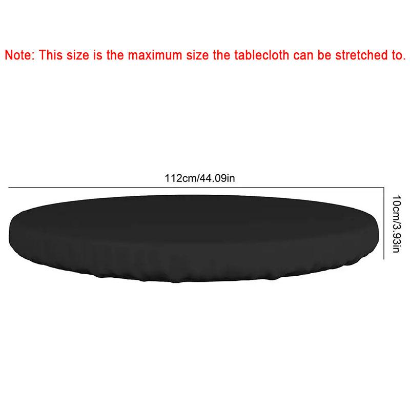 Round Table Rain Cover Outdoor Garden Furniture Waterproof Sun-Proof Protection Garden Patio Rain Covers Oxford Fabric Lining