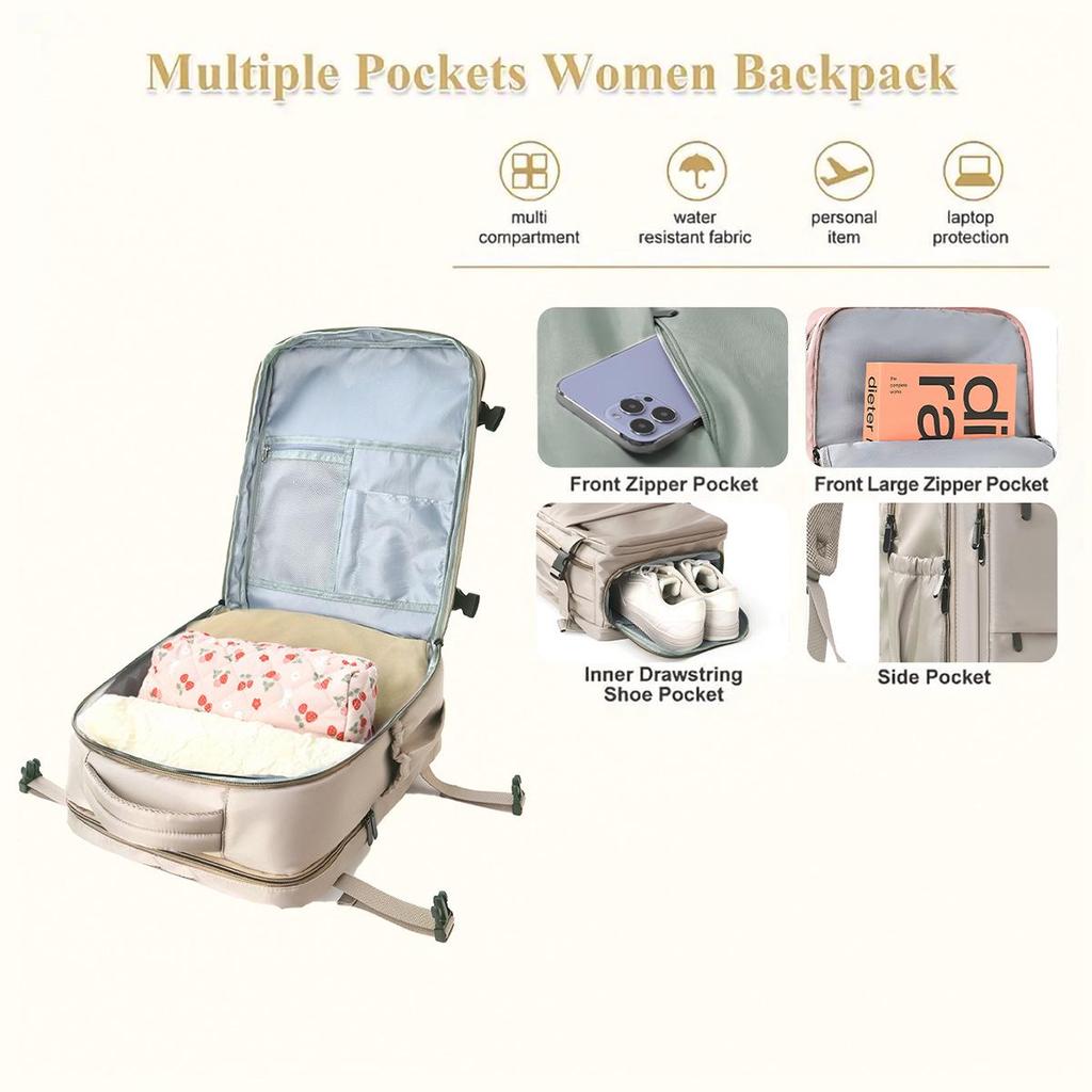 Feihong Multipurpose Waterproof Business Travel Backpack with Dry/Wet Separation and Large Capacity