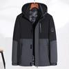 Mens Winter Casual Warm Jacket Middle-aged Dad Plus Size Casual Jacket
