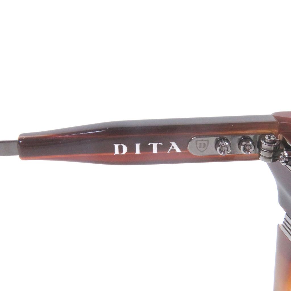 Pristine DITA Glasses LINEUS-TWO Brown mens DTX730 Used