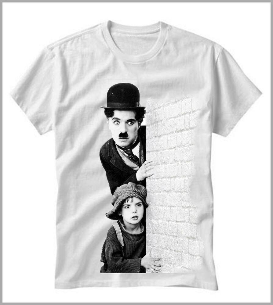 

Unisex T-Shirt Charlie Chaplin Kid Urchin Hollywood Cinema Gen0554